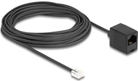 Delock 88096 Rj11 -> rj45 m/f adatkábel 10m fekete kép
