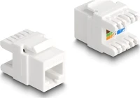 Delock 88131 Eszközmentes, borított keystone modul rj45 anya - lsa cat.6a mini kép