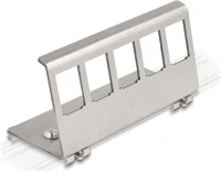 Delock 88141 Keystone fém rögzítőelem 5 porton din-sínhez kép