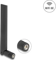 Delock 88399 Wifi 6e antenna sma-dugó 3 dbi irányított, csuklós csatlakozó, fekete kép