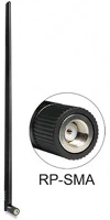 Delock RP-SMA 802.11 B/G/N 9 DBI Delock WLAN antenna RP-SMA 802.11 b/g/n 9 dBi mindenirányú, csuklós kép