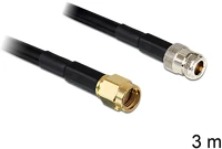 Delock 88686 Rp-sma dugó > n jack lmr195, 3 m kép