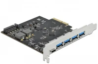 Delock 89026 Csatlakozókártya/illesztő belső usb 3.2 gen 2 (3.1 gen 2) kép