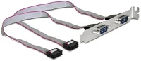 Delock 89083 2 serial pinheader  -> 2 serial rs-232 f/m hátlapi kivezetés kép
