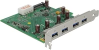 Delock 89323 Usb 3.0 pci express kártya 4 db külső a-típusú kép