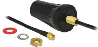Delock 89487 Ism 433 mhz antenna sma plug 2 dbi omnidirectional black roof mount outdoor kép