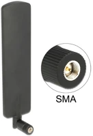 Delock 89604 lte antenna sma-dugó 2 dbi mindenirányú, dönthető csatlakozással kép