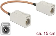 Delock 89674 Fakra b -> fakra b f/f antenna kábel 0.15m réz rg-316 kép