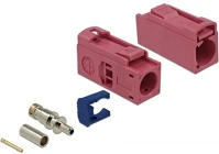 Delock 89692 Fakra h 25 mm (hosszú) anya a krimpeléshez kép