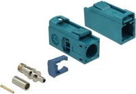 Delock 89695 Fakra z 25 mm (hosszú) anya a krimpeléshez kép