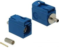 Delock 89701 Fakra c 21 mm (rövid) anya a krimpeléshez kép