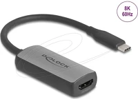 Delock 8K 60 HZ -HOZ HDR ÉS HDCP ?usb type-c  adapter hdmi (dp alt mód) 8k 60 hz -hoz hdr és hdcp kép