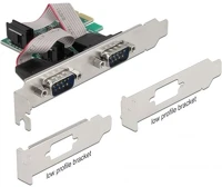 Delock 90046 Serial rs-232 2-port pcie x1 bővítőkártya kép