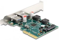 Delock 90106 Csatlakozókártya/illesztő belső usb 3.2 gen 2 (3.1 gen 2) kép