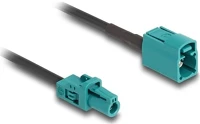 Delock 90129 Mini fakra z -> fakra z f/f adatkábel 1m fekete b-type kép