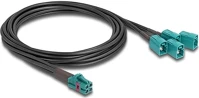 Delock 90140 Mini fakra z -> 4db fakra z f/f adatkábel 1m fekete b-type kép