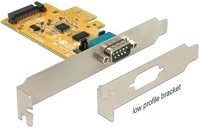 Delock 90293 pci express kártya > 1 x soros portal feszültségellátással, esd kép