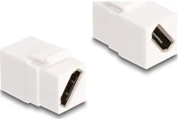 Delock 90327 Keystone modul hdmi anya - anya diagonális 8k 60 hz fehér kép