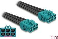 Delock 90341 Hdmtd z kábel hat anya - hdmtd z hat anya 1 m kép