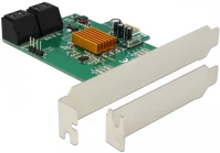 Delock 90382 4 portos sata pci express kártya kép