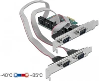 Delock 90410 Soros 4-port pcie x1 bővítőkártya kép