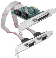 Delock 90413 Soros+párhuzamos 2+1-port pcie x1 bővítőkártya kép