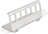 Delock 90656 Keystone fém rögzítőelem 6 porton din-sínhez kép
