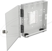 Delock 90716 optikai szálas fali doboz 4 x sc simplex vagy lc duplex adapterhez kép