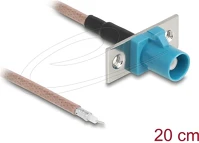 Delock 90726 antenna kábel fakra z anya   nyílt kábelek rg-316 20 cm 2 kép