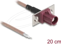 Delock 90729 antenna kábel fakra d anya   nyílt kábelek rg-316 20 cm 2 kép