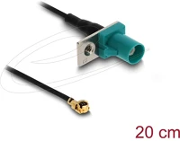 Delock 90734 antenna kábel fakra z apa - mhf  i apa 1,13 - 20 cm 2 előrelyukasztott kép