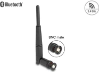 Delock 90737 wifi 2,4 ghz antenna bnc-dugó 2 dbi 14,5 cm mindenirányú, dönthető kép