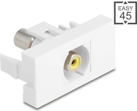 Delock 90856 Easy 45 modul rca anya rca anya sárga/fehér kép