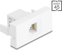 Delock 90898 Easy 45 modul rj12 jack - rj12 jack utp fehér kép