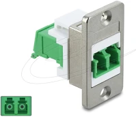Delock 91088 panelre szerelhető lc duplex anya - lc duplex anya lézervédelemmel, belül kép
