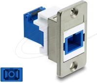 Delock 91106 panelre szerelhető sc simplex anya - sc simplex anya lézervédelemmel kép