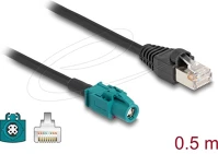 Delock 91371 Kábel hsd z anya - rj45 apa 0,5 m kép