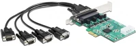 Delock 921K 4 Pci-e x1 - high speed 921k 4 portos soros port io vezérlő kép