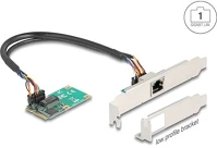 Delock 95268 Mini pcie i/o pcie teljes méretű 1 x rj45 gigabit lan kép