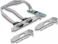 Delock 95270 2-port serial rs-232 db9 m.2 bővítőkártya kép