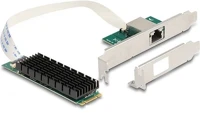 Delock 95274 Átalakító, m.2 aljzat b+m nyílással 1 x rj45 10 gigabit lan kép