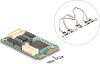 Delock 95278 Mini pcie i/o pcie teljes méretű 4 x soros rs-232 kép