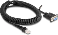 Delock 9PIN -&GT; RJ50 F/M D-sub 9pin -> rj50 f/m adatkábel 1.5m fekete tekercselt kép
