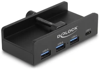 Delock A-TÍPUSÚ USB ÉS 1 X USB külső usb 5 gbps 4 port hubon keresztül 3 x kép
