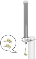 Delock APA, 1 több sávos, többirányú, kültéri, szürke lte wlan 2,4 ghz antenna 1 x kép