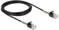 Delock APA CAT.6A Rj45 cat6a utp -> rj45 cat6a utp m/m adatkábel 3m fekete kép