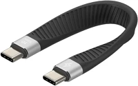 Delock APW-ADTCTC02B Flexcore usb-c to usb-c 3.2 gen 2 100w 10 gbps, fekete kép