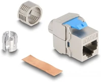 Delock AZ LSA CAT.8.1-HEZ Keystone module rj45 aljzat az lsa cat.8.1-hez szerszámmentes kép