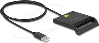 Delock CHIP-ES OKOSKÁRTYÁKHOZ Usb 2.0 okoskártya olvasó érintő chip-es okoskártyákhoz kép