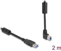 Delock CSATLAKOZÓAPAVAL 2 M usb 5 gbps kábel a-típusú apa - b-típusú apa 90  felfelé néző kép